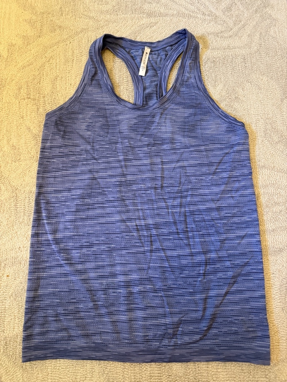 Athleta Blue Racerback Active Tank size Large
